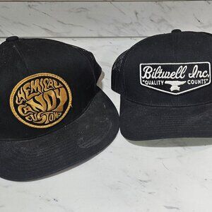 Chopper motorcycle trucker hats